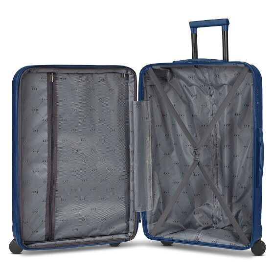 d&n South Dakota 4 ruedas Carrito L 76 cm con pliegue de expansión