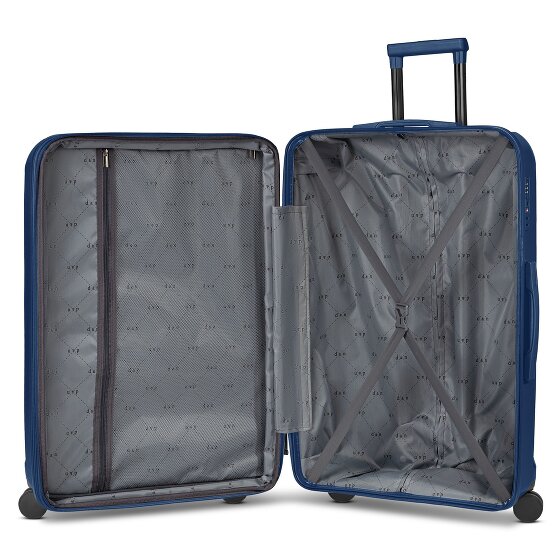 d&n South Dakota 4 ruedas Carrito L 76 cm con pliegue de expansión