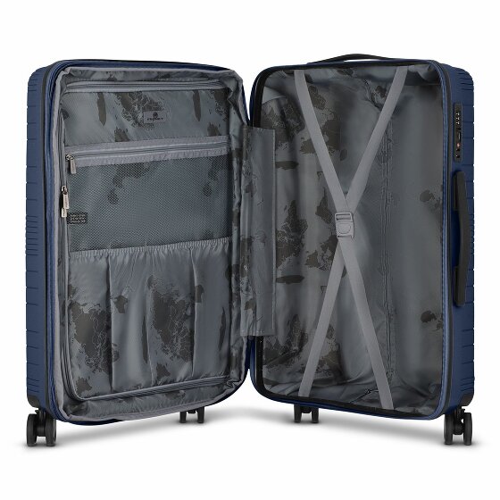 Franky Dallas 3.0 Trolley de 4 ruedas M 65 cm con plegado extensible