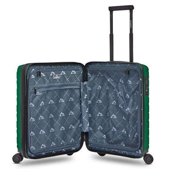 Bergpfeil Trolley de cabina de viaje de 4 ruedas S 55 cm con pliegue de expansión