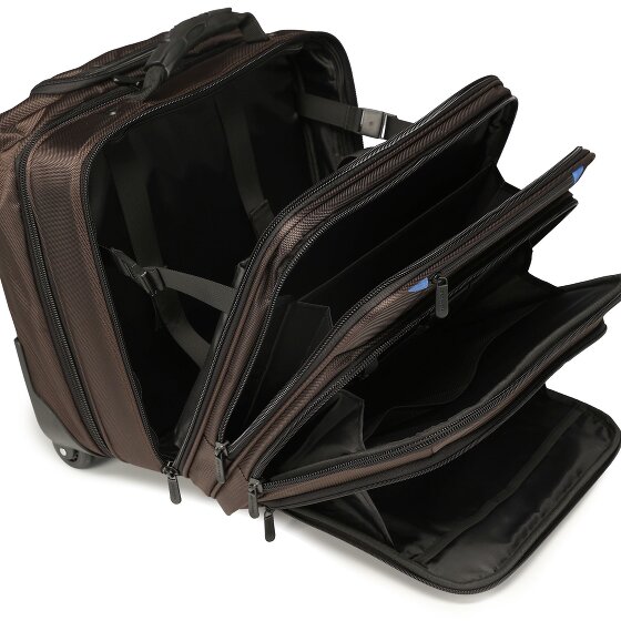 Dermata Trolley de negocios de 2 ruedas Compartimento para portátil de 42 cm