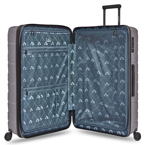 Bergpfeil Trolley de viaje de 4 ruedas L 75 cm con pliegue de expansión