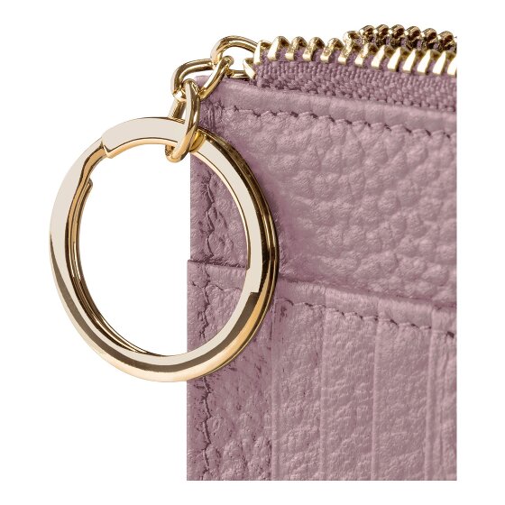 Lazarotti Estuche para llaves de piel Bolonia 11,5 cm con compartimento para etiqueta de aire