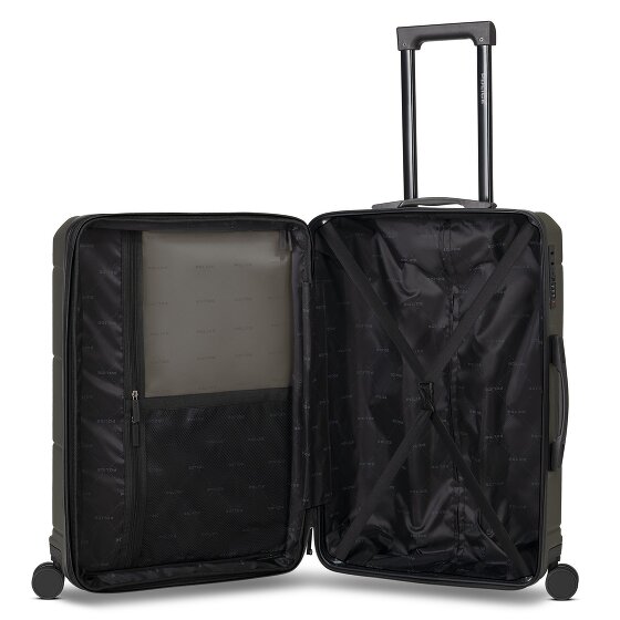 Police London 4 ruedas Trolley 64 cm Con fuelle expandible