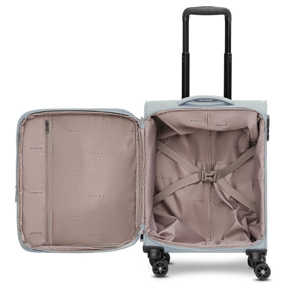 Stratic taska Trolley de cabina de 4 ruedas S 55 cm con pliegue extensible