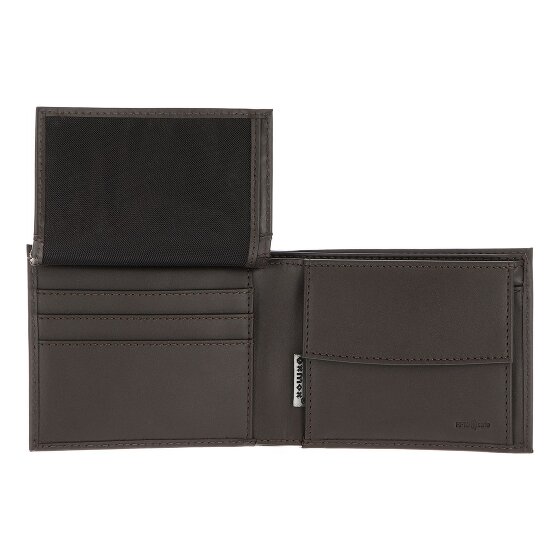 oxmox Leather Cartera Bloqueo RFID Piel natural 10 cm