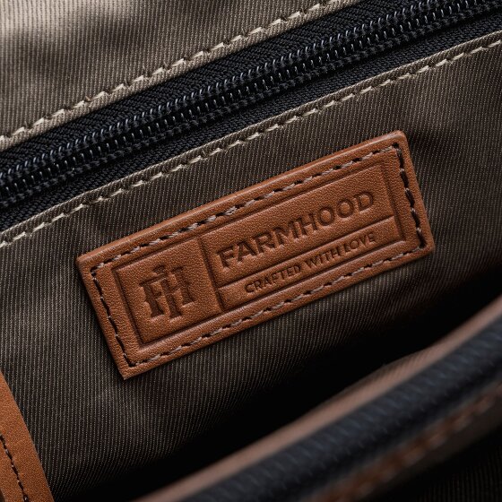 Farmhood Maletín Nashville XXL 3 compartimentos cuero 39 cm