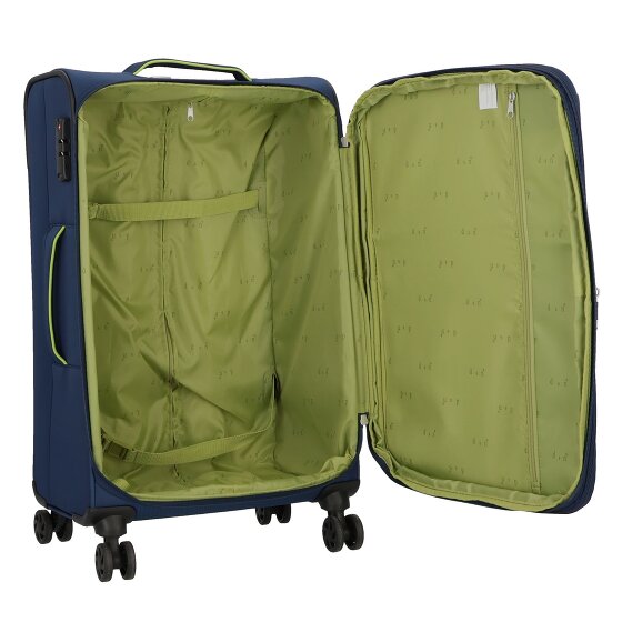 d&n Travel Line 6704 Carro de 4 ruedas 65 cm