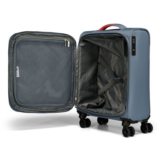 American Tourister Cloudrider 4 ruedas Carro de la cabina S 55 cm con pliegue de expansión