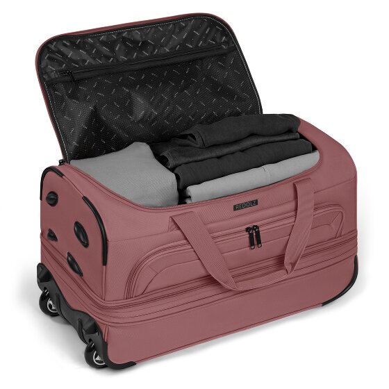 Redolz Bolsa de viaje Duffle Essentials de 2 ruedas 55 cm M con solapa de expansión