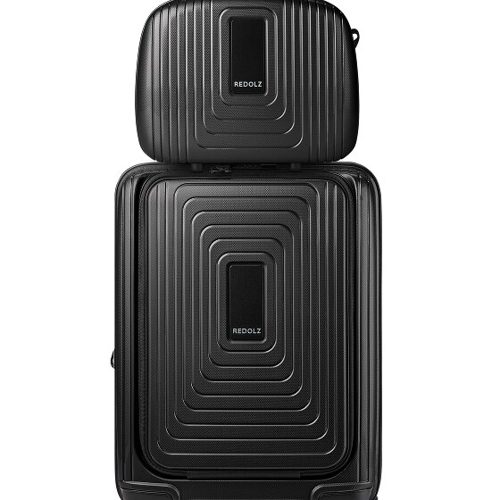 Redolz Juego de maletas Essentials 14 2 pzs. trolley de cabina con plegado extensible + neceser
