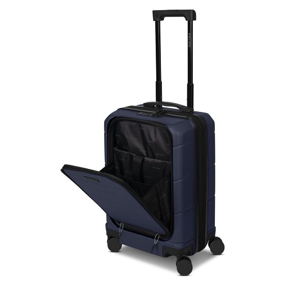 Police London 4 ruedas Trolley de cabina 55 cm Compartimento para laptop Con fuelle expandible