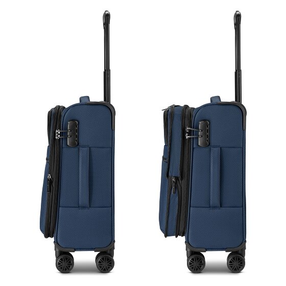 bugatti Valencia Soft 4 ruedas Trolley de cabina S 55 cm Con fuelle expandible