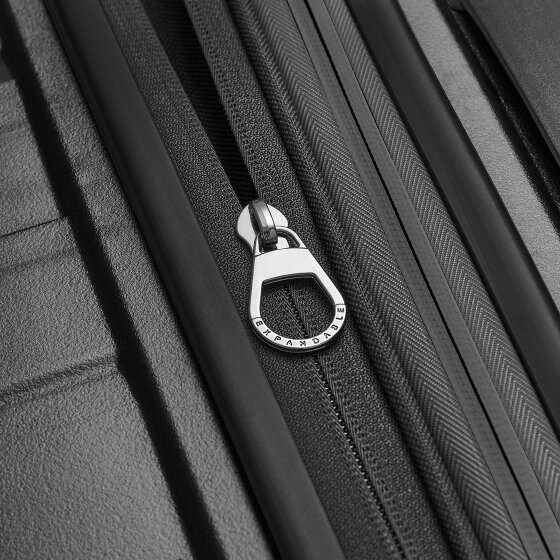 Bergpfeil Juego de maletas de viaje de 4 ruedas, 3 piezas, con plegado extensible