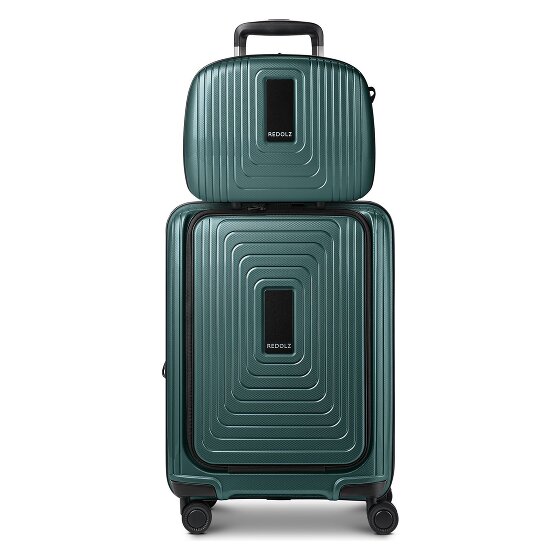 Redolz Juego de maletas Essentials 14 2 pzs. trolley de cabina con plegado extensible + neceser