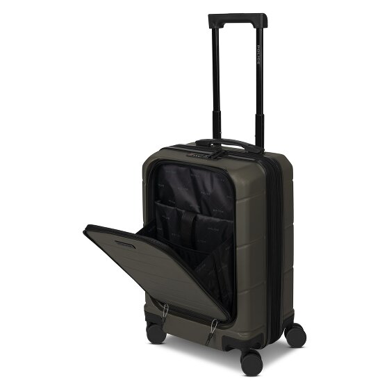 Police London 4 ruedas Trolley de cabina 55 cm Compartimento para laptop Con fuelle expandible