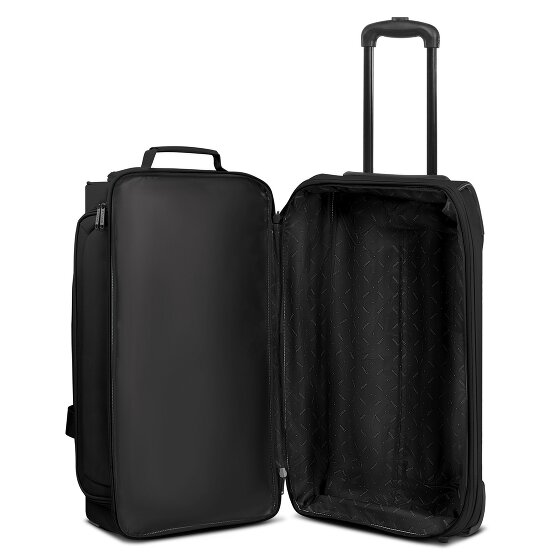 Redolz Duffle Essentials Juego de bolsas de viaje de 2 ruedas M+L con pliegue extensible