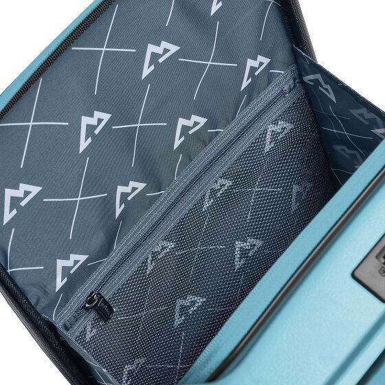 Bergpfeil Travel 4 ruedas Carro de la cabina 55 cm Compartimento para el portátil con pliegue de expansión