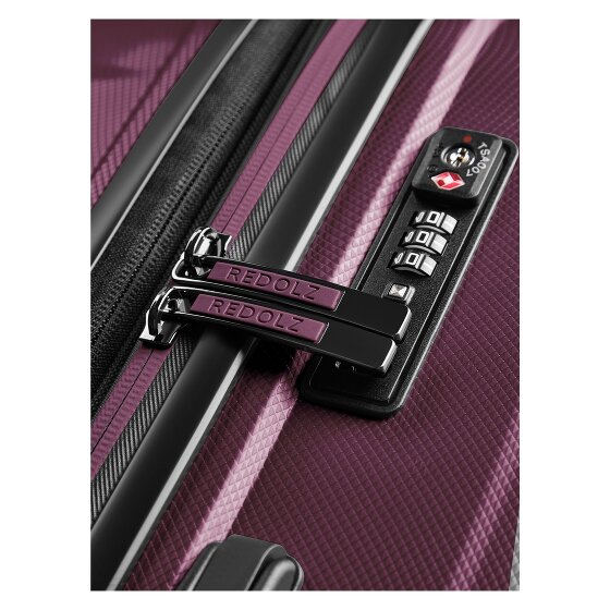Redolz Essentials 14 4 ruedas Set de maletas 2 piezas Con fuelle expandible