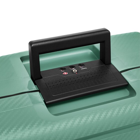 Redolz Essentials 15 Juego de maletas de 4 ruedas de 3 piezas con cierre de tres puntos