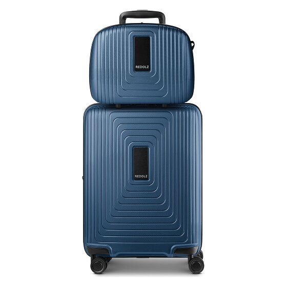Redolz Juego de maletas Essentials 14 2 pzs. trolley de cabina con plegado extensible y neceser