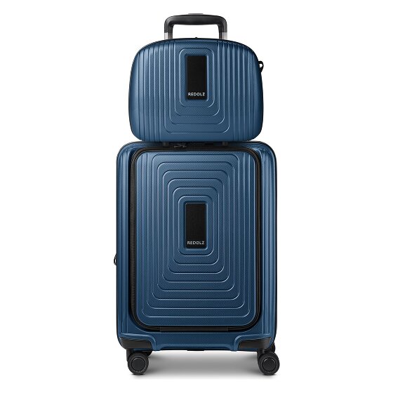 Redolz Juego de maletas Essentials 14 2 pzs. trolley de cabina con plegado extensible + neceser