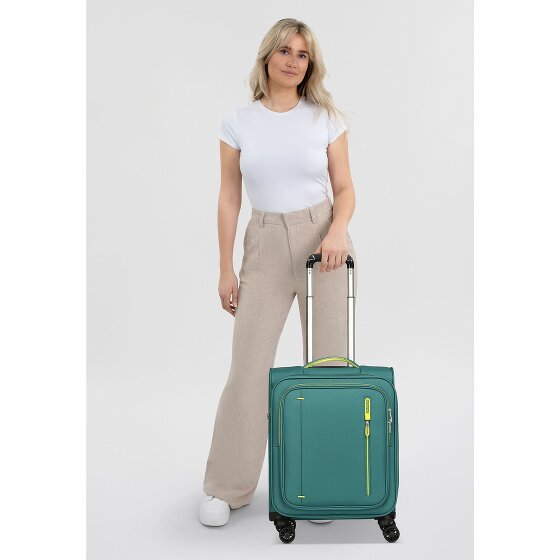 American Tourister Cloudrider 4 ruedas Carro de la cabina S 55 cm con pliegue de expansión
