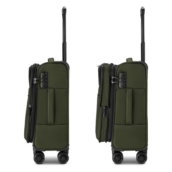 bugatti Valencia Soft 4 ruedas Trolley de cabina S 55 cm Con fuelle expandible
