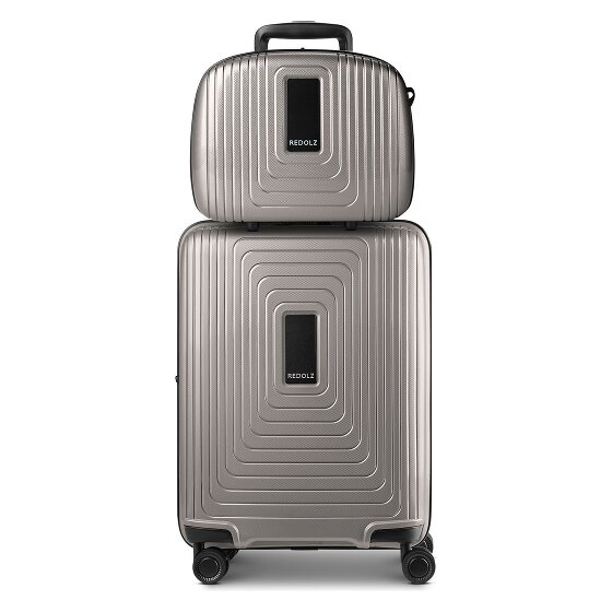 Redolz Juego de maletas Essentials 14 2 pzs. trolley de cabina con plegado extensible y neceser
