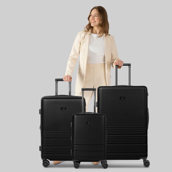 camel active Hanoi 4 ruedas Juego de maletas 3 piezas con pliegue de expansión