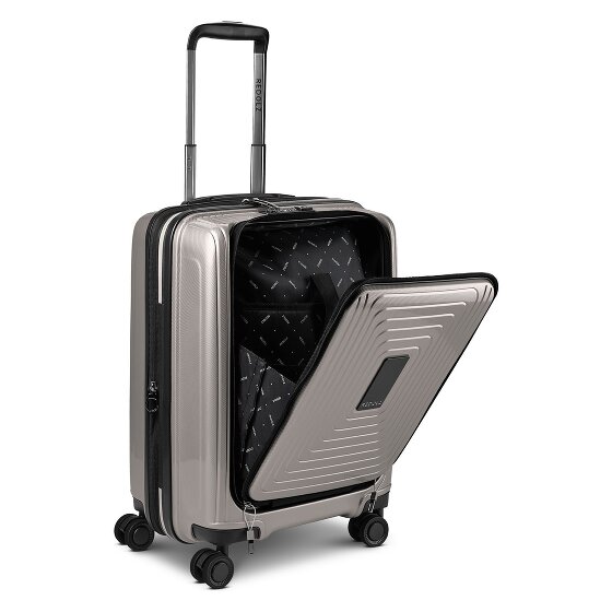 Redolz Essentials14 Juego de maletas de 4 ruedas Beautycase 4pcs con compartimento para portátil plegable expansible