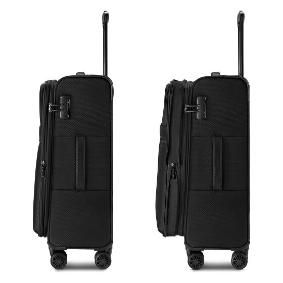 bugatti Valencia Soft 4 ruedas Carrito M 65 cm con pliegue de expansión