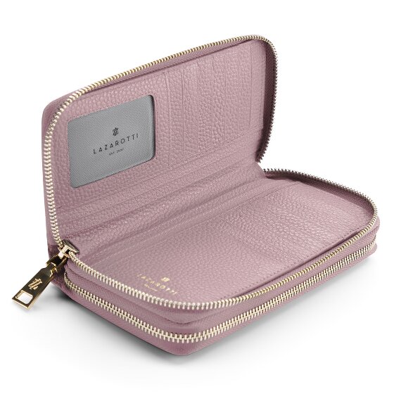 Lazarotti Billetero Bologna Piel XL Doble Cremallera RFID 20 cm