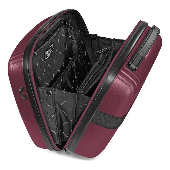 Redolz Juego de maletas Essentials 14 de 4 ruedas + neceser 4 pzs. con pliegue extensible
