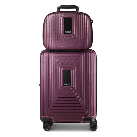 Redolz Juego de maletas Essentials 14 2 pzs. trolley de cabina con plegado extensible y neceser