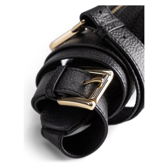 Lazarotti Riñonera de piel Bolonia con doble cremallera Crossbody de piel 25 cm