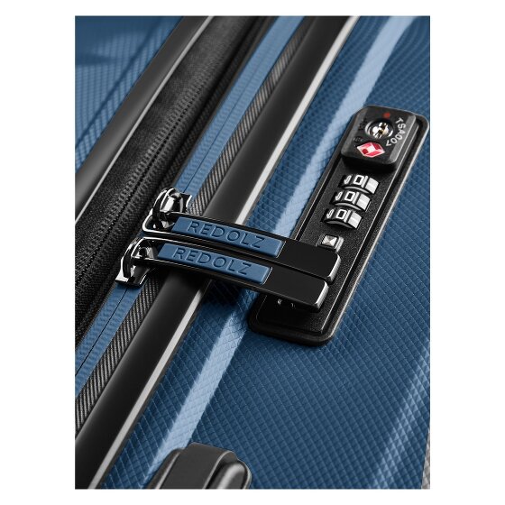 Redolz Juego de maletas Essentials 14 de 4 ruedas Compartimento para portátil de 2 piezas con pliegue extensible