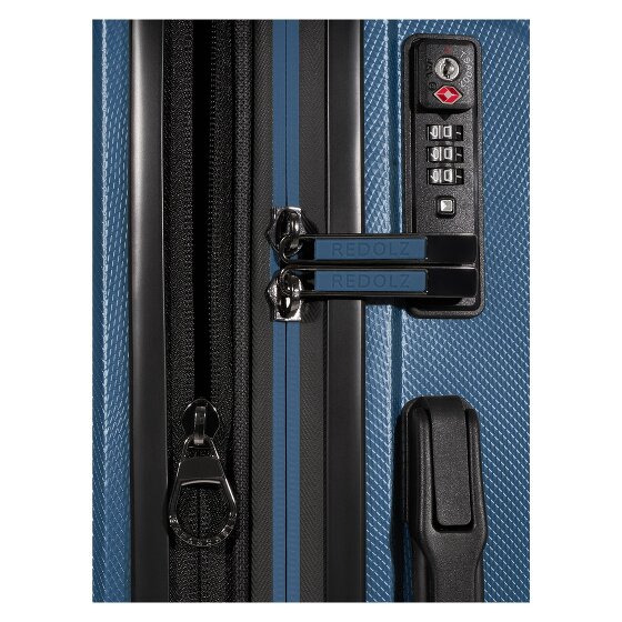 Redolz Juego de maletas Essentials 14 de 4 ruedas Compartimento para portátil de 2 piezas con pliegue extensible