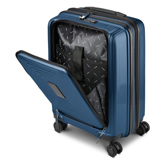 Redolz Essentials14 Juego de maletas de 4 ruedas Beautycase 4pcs con compartimento para portátil plegable expansible