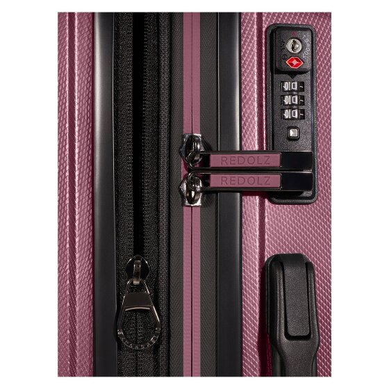 Redolz Juego de maletas Essentials 14 de 4 ruedas Compartimento para portátil de 2 piezas con pliegue extensible