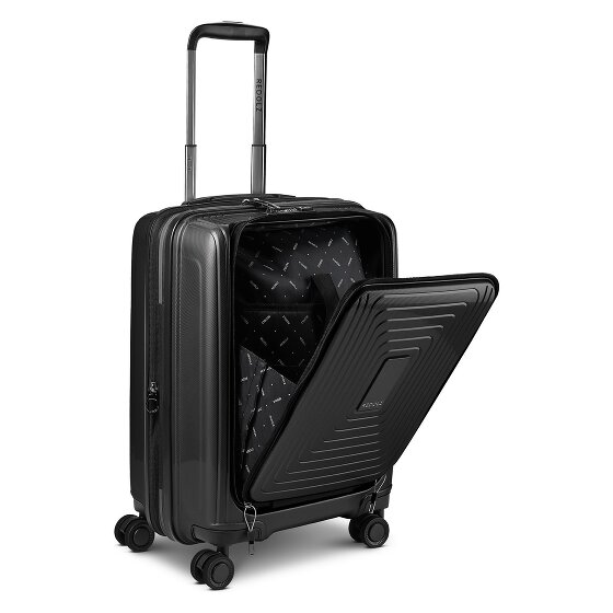 Redolz Essentials14 Juego de maletas de 4 ruedas Beautycase 4pcs con compartimento para portátil plegable expansible
