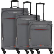 American Tourister Street Roll 4 ruedas Juego de maletas 3 piezas con pliegue de expansión Foto del producto