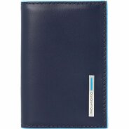 Piquadro Funda cuadrada azul para llaves de cuero de 6,5 cm Foto del producto