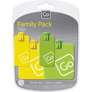 Go Travel Juego de etiquetas de dirección 4 unid. Foto del producto