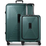 Redolz Juego de maletas Essentials 14 de 4 ruedas Compartimento para portátil de 2 piezas con pliegue extensible Foto del producto