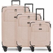 Redolz Essentials 12 THREE SET Juego de maletas de 4 ruedas, 3 piezas, con pliegue extensible Foto del producto