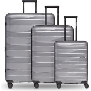 Bergpfeil Juego de maletas de viaje de 4 ruedas, 3 piezas, con plegado extensible Foto del producto