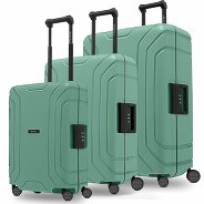Redolz Essentials 15 Juego de maletas de 4 ruedas de 3 piezas con cierre de tres puntos Foto del producto