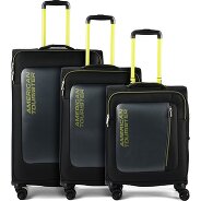 American Tourister Aktivus 4 ruedas Juego de maletas 3 piezas con pliegue de expansión Foto del producto