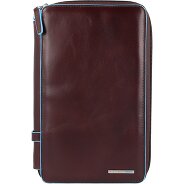 Piquadro Estuche de viaje cuadrado azul de piel 14 cm Foto del producto